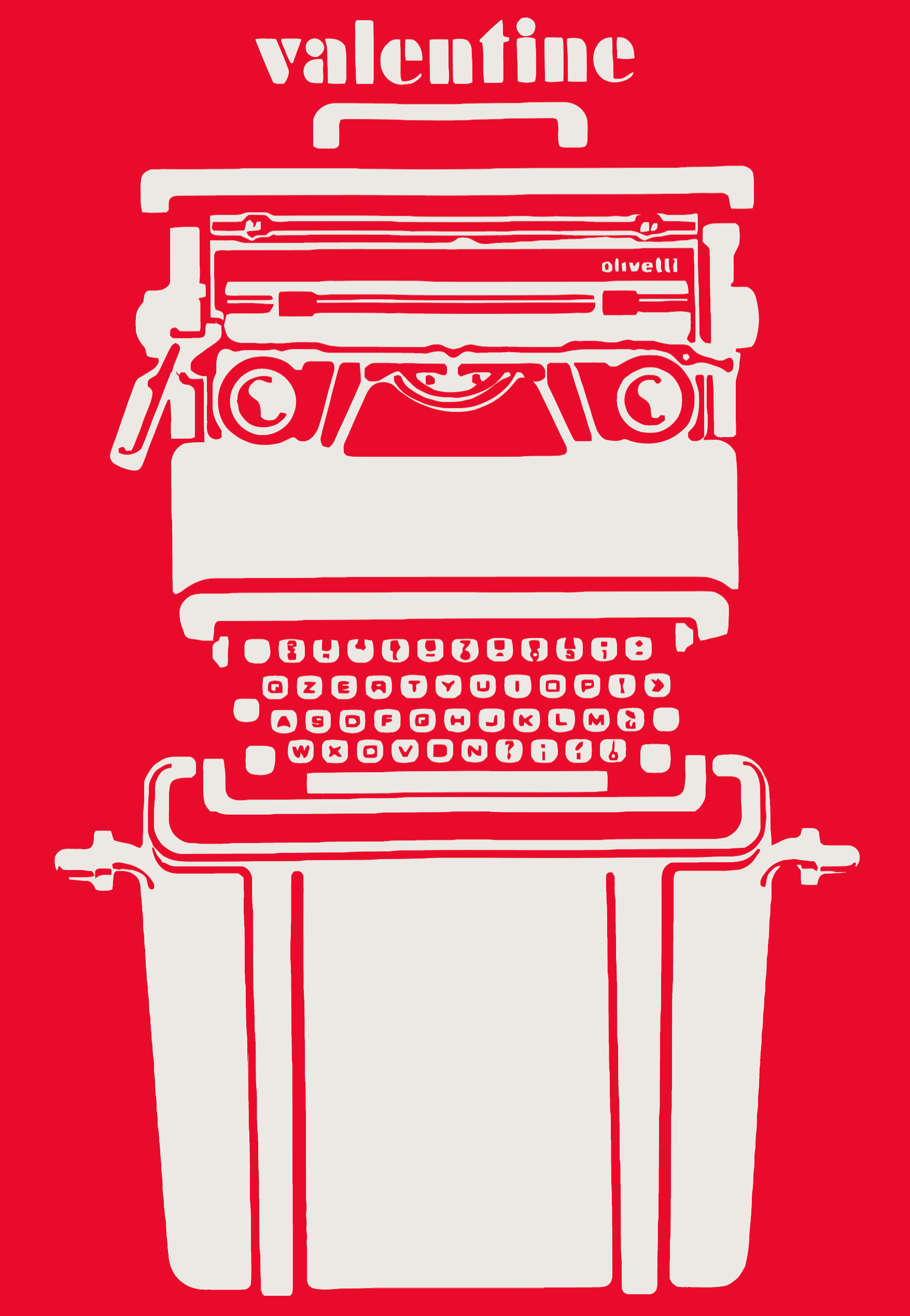 Plakat Olivetti Valentine Duża Rozdzielczość